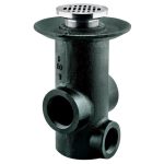 COLADERA PARA PISO 25 CM 3 BOCAS REJILLA REDONDA 28 261-28