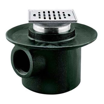 COLADERA PARA BANO 1 BOCA REJILLA CUADRADA 28235CH 261-28235CH