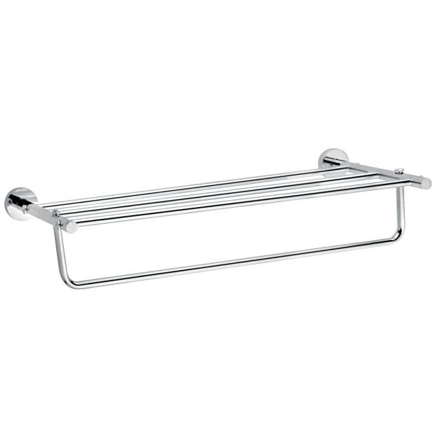 PORTATOALLERO MULTIPLE CON TOALLERO NUVA CROMO HELVEX 9124 261-9124