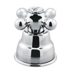 JUEGO DE MANERALES GRANDES ANTIQUA CROMO HELVEX C37 261-C37