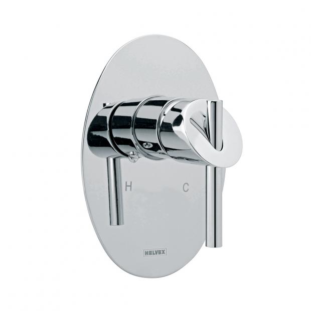 MONOMANDO PARA REGADERA O TINA NUVA SIN DESVIADOR CROMO HELVEX E46 261-E46