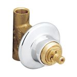 JUEGO DE ENSAMBLES PARA REGADERA HELVEX SOLDABLE VALVEX-II CON CHAPETON CROMO E61II 261-E61II