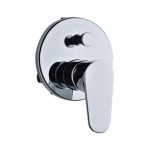 MONOMANDO PARA REGADERA O TINA REDONDO CON DESVIADOR  HELVEX E709 261-E709