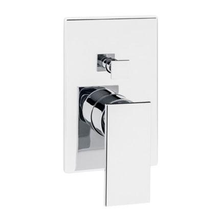 MONOMANDO PARA REGADERA, TINA CROMO CON DESVIADOR Y CONTROL DE TEMPERATURA HELVEX E713 261-E713