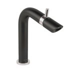 MONOMANDO PARA LAVABO BAMBOO EBANO/CROMO CON CONTRA PUSH HELVEX E922EBCR 261-E922EBCR