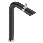 MONOMANDO PARA LAVABO ALTO BAMBOO CON PUSH EBANO/CROMO E923EBCR 261-E923EBCR