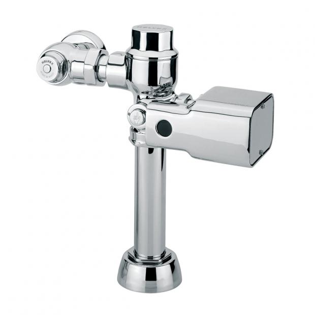 FLUXOMETRO ELECTRONICO CON  BATERIA PARA WC SPUD 32 MM 6.0 LPD CROMO HELVEX FB11032 261-FB11032