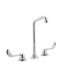 MEZCLADORA DE HOSPITAL CUELLO DE GANSO MANIJAS LARGAS CROMO H13341G 261-H13341G