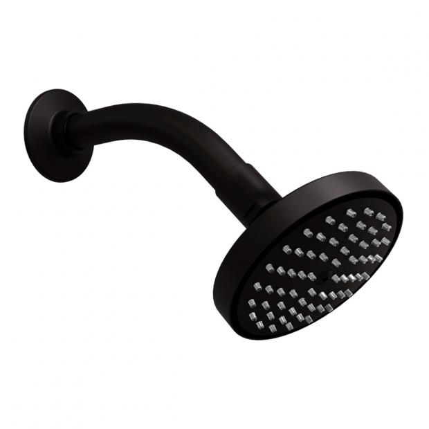 REGADERA DE CHORRO FIJO CON BRAZO Y CHAPETON EXPLORA EBANO        261-H201EB