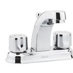 MEZCLADORA PARA LAVABO 4" ANTEA DESAGUE AUTOMATICO CROMO HM16 261-HM16