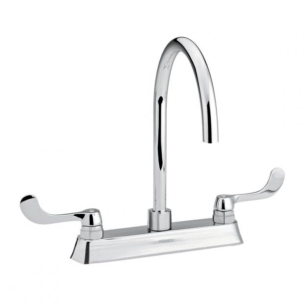 MEZCLADORA PARA FREGADERO FLAMINGOS CON AIREADOR CROMO HM38 261-HM38