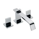 MEZCLADORA PARA LAVABO 12" VERTIKA DESAGUE AUTOMATICO SATIN 261-M1000S