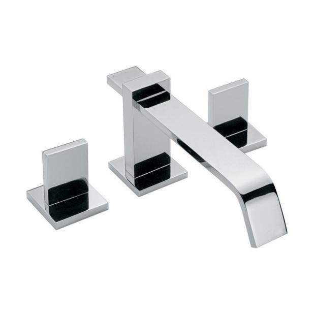 MEZCLADORA PARA LAVABO 12" VERTIKA DESAGUE AUTOMATICO SATIN 261-M1000S