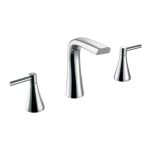 MEZCLADORA PARA LAVABO KONOS DE PUSH CROMO HELVEX M1004 261-M1004