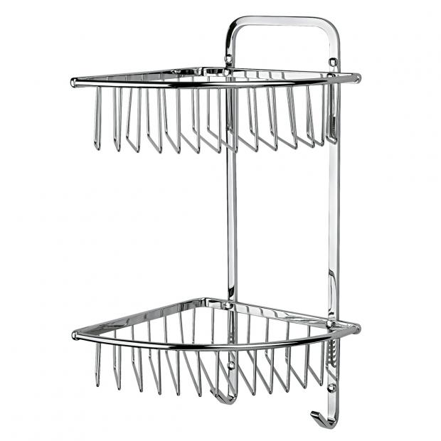 REPISA DOBLE REJILLA ESQUINA CROMO REJ05 261-REJ05