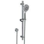 REGADERA MANUAL ALTURA DESLIZABLE 5 TIPOS CHORRO CROMO HELVEX RM27 261-RM27