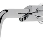 SALIDA PARA TINA A PARED NUVA CON DESVIADOR CROMO HELVEX TV061 261-TV061