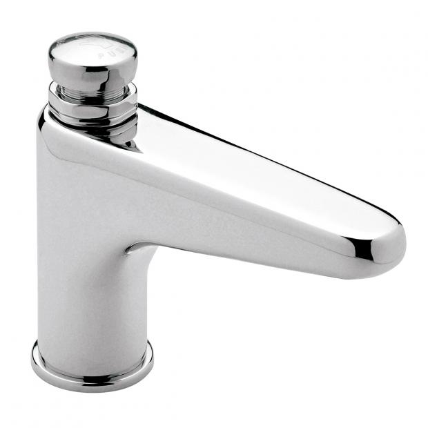 LLAVE DE LAVABO ECONOMIZADORA A PISO CIERRE AUTOMATICO 1.9 LT/MIN CROMO HELVEX TV12219 261-TV12219