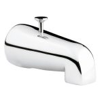 SALIDA PARA TINA A PARED OLIMPO CON DESVIADOR CROMO      TV165 261-TV165