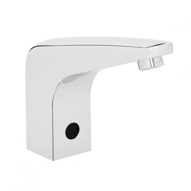 LLAVE DE LAVABO ELECTRONICA SENSOR DE BATERIAS FORZA CROMO HELVEX 261-TV304