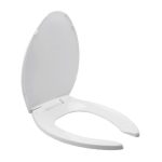 ASIENTO PARA WC ALARGADO CON TAPA CIERRE LENTO BLANCO HELVEX 261C-AT1