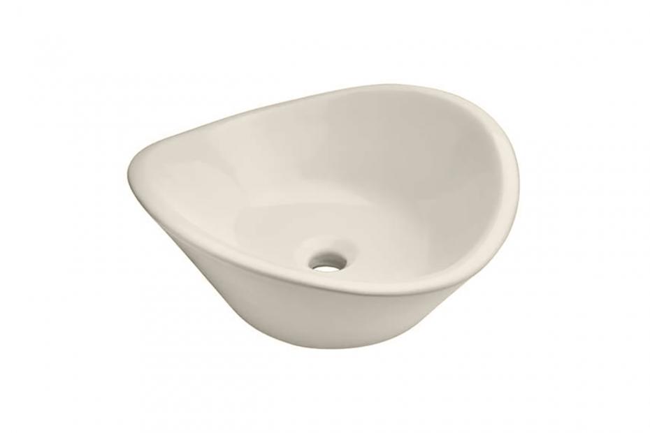 LAVABO HELVEX DE SOBREPONER CASSINI 43*43 SIN REBOSADERO MARFIL LV4M 261C-LVCASSINIM
