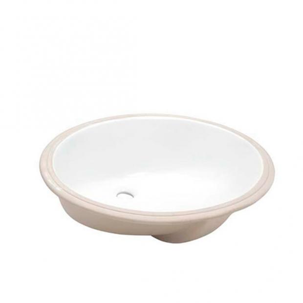 LAVABO HELVEX BAJO CUBIERTA LUGANO 55*46 CON REBOSADERO BLANCO LV1 261C-LVLUGANO
